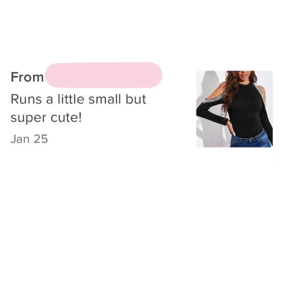 Silver Sequins Detail Cold Shoulder Black Long Sleeve Tee Shirt - Picture 8 of 8